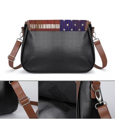 Vintage Shoulder Bag Crossbody Handbag, Small Leather Shoulder Bag, Handbag for Women Pattern (435) $15.75 Satchels