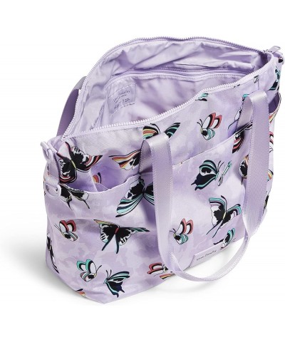 Recycled Lighten Up Reactive Tote Bag Lavender Butterflies $25.20 Totes