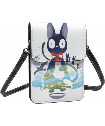 Cute Cartoon Animal Small Crossbody Cell Phone Purse for Women, Mini Messenger Shoulder Handbag Walle 4 $20.39 Crossbody Bags