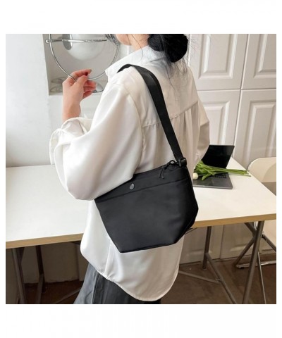 Crossbody Purses for Women Aesthetic Small Shoulder Bag for Women Black Messenger Bag Crescent Bag (Black) Black $8.60 Totes