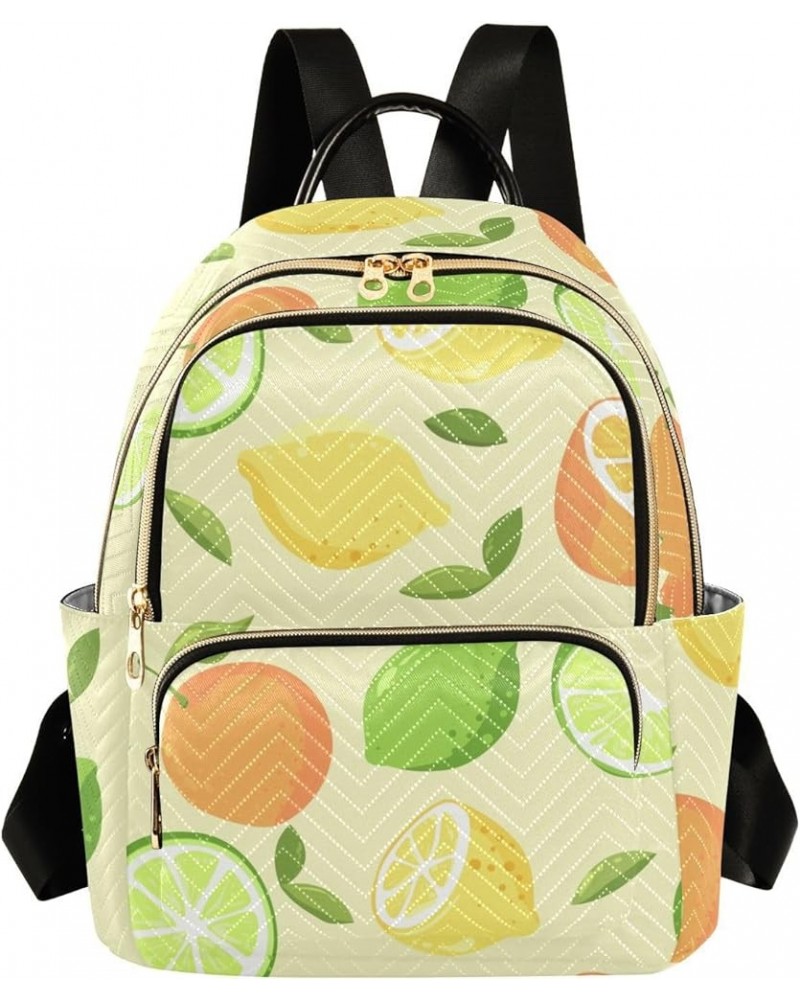 Peach Fruit Pattern Women's Backpack Wallet Casual Small Backpack Fashion Women's Travel Bag School Backpack Color128 Small $...