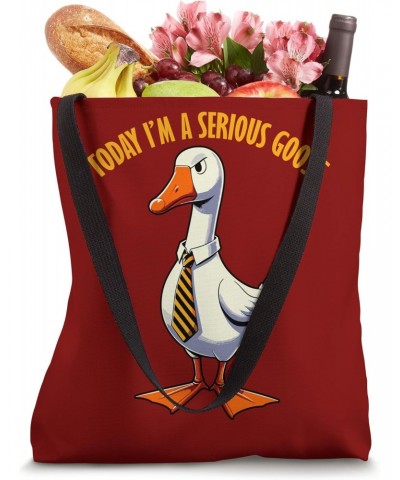 Today I'm A Serious Goose. Funny Goose Tote Bag $11.76 Totes