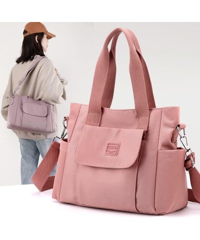 Women's Canvas Tote Bag Crossbody Satchel Bag Nylon Purse Shoulder Bag Hobo Bag Cute Large Size Casual Clutch A-grey $16.95 T...