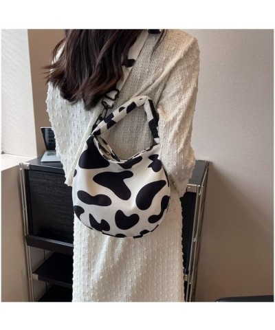 Cute Top Handle Tote Bag for Women, Canvas Crossbody Shoulder Sling Bag Handbag Messenger Bag Ladies Purse Cow $13.44 Shoulde...