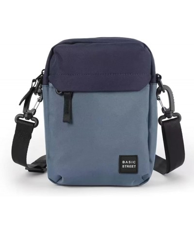 Mini Crossbody Bag Shoulder Bag for Men, Small Messenger Satchel Bag for Women A-blue-large $11.00 Shoulder Bags