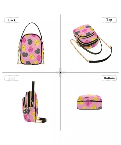 Colorful Ducks Crossbody Bag for Women Cell Phone Purse Wallet with Removable Chain Shoulder Handbag for Travel Passport Work...