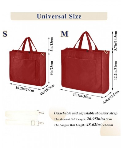 Light Salmon Nurse Tote Bag Small Handbag Work Bag for Women Corduroy Tote Bag Fashion Crossbody Bag Maroon $11.47 Totes