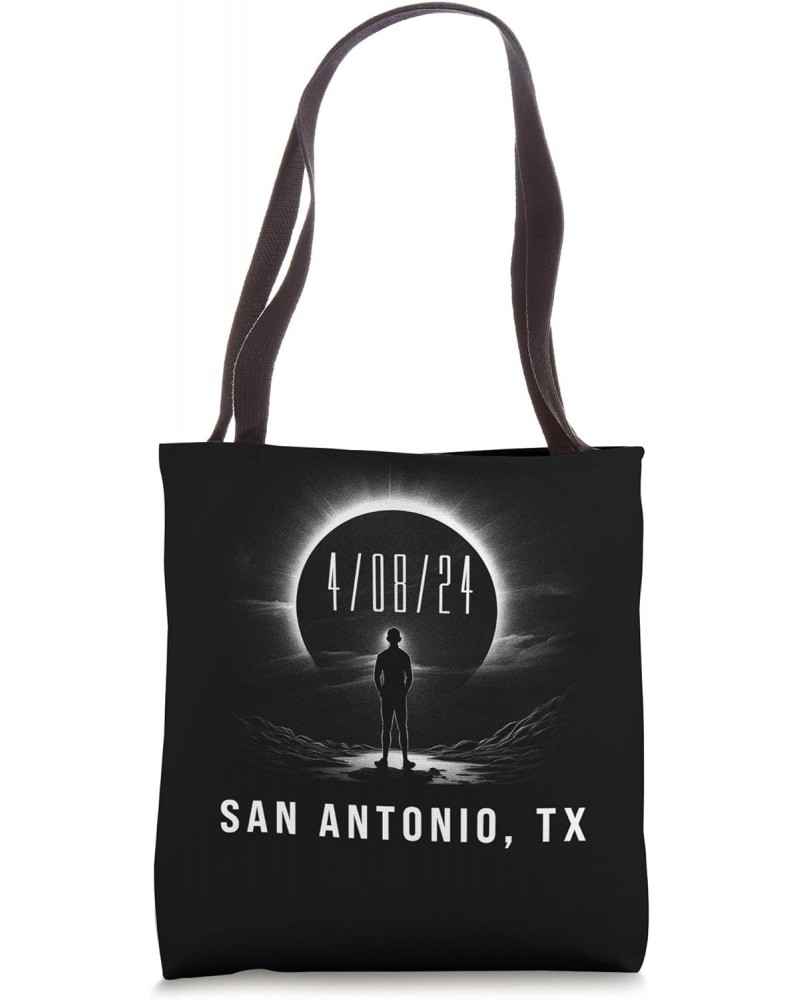 Total Solar Eclipse 2024 San Antonio, TX Totality Path Tote Bag $11.61 Totes