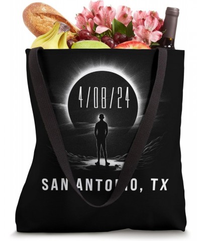 Total Solar Eclipse 2024 San Antonio, TX Totality Path Tote Bag $11.61 Totes