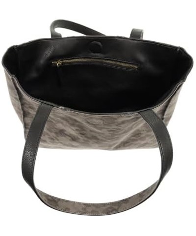 Women's Fashion Purse Reversible Tote Hand Bag Dark Grey Camo - Black $37.92 Totes