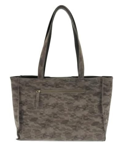 Women's Fashion Purse Reversible Tote Hand Bag Dark Grey Camo - Black $37.92 Totes