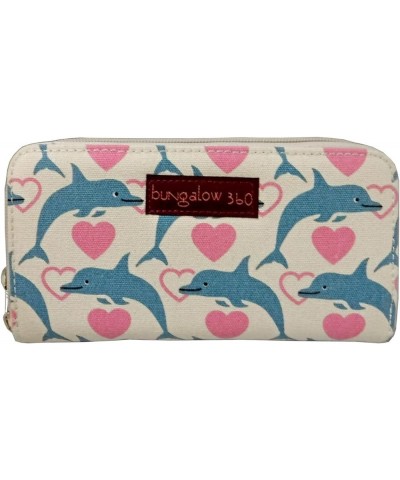 Zip Around Wallet Dolphin $16.49 Wallets