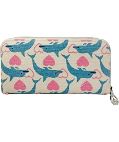 Zip Around Wallet Dolphin $16.49 Wallets