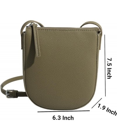 Small Crossbody Bag for Women, Leather Cell Phone Wallet Purse with Adjustable Strap, Shoulder Purse Handbag for Women Green ...