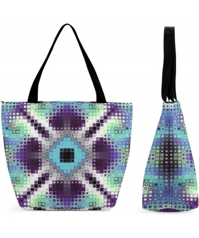 Tote Bags for Women Summer Beach Tote Bag Aesthetic Tote Bag Hippie Bag Shouler Bag Pattern (373) $13.86 Totes