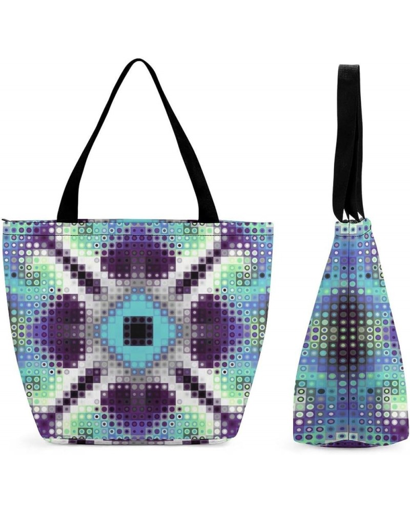 Tote Bags for Women Summer Beach Tote Bag Aesthetic Tote Bag Hippie Bag Shouler Bag Pattern (373) $13.86 Totes