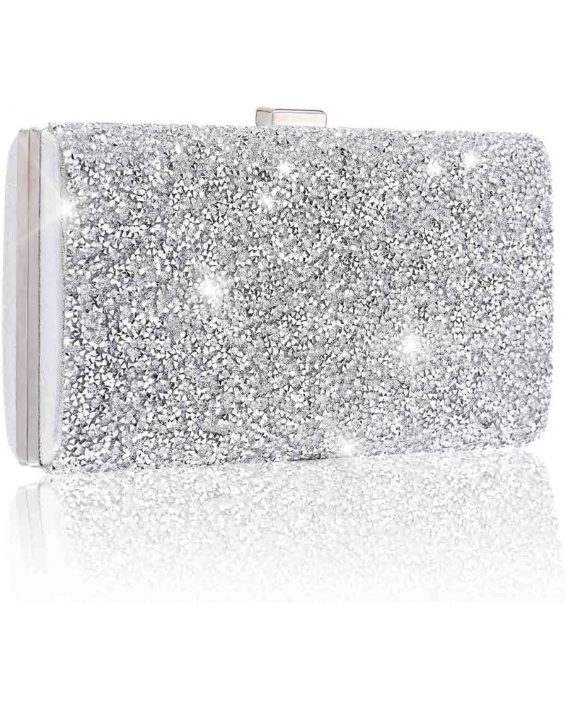 Women's Glitter Evening Clutch Bag Bling Rhinestone Purse Crossbody Bags Wedding Party Prom Cocktail Handbags $10.43 Evening ...