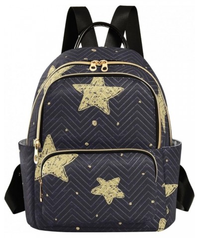 Blue Stars Women's Backpack Wallet Casual Small Backpack Fashion Women's Travel Bag School Backpack Color209 Small $17.35 Bac...