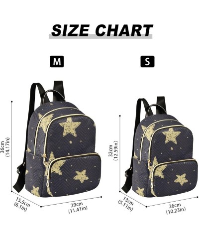 Blue Stars Women's Backpack Wallet Casual Small Backpack Fashion Women's Travel Bag School Backpack Color209 Small $17.35 Bac...