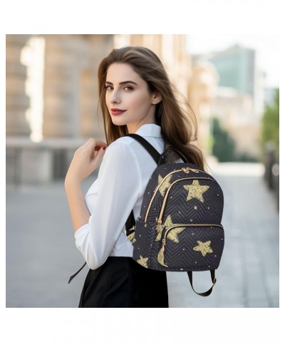 Blue Stars Women's Backpack Wallet Casual Small Backpack Fashion Women's Travel Bag School Backpack Color209 Small $17.35 Bac...