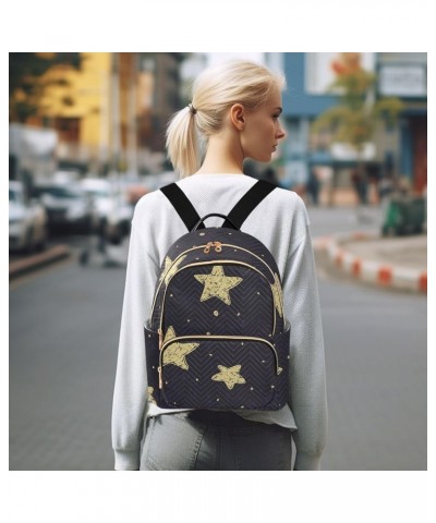 Blue Stars Women's Backpack Wallet Casual Small Backpack Fashion Women's Travel Bag School Backpack Color209 Small $17.35 Bac...