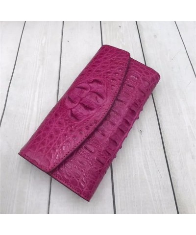 Authentic True Crocodile Skin Women's Long Chic Wallet Female Card Holders Exotic Real Alligator Leather Lady Large Clutch Pu...