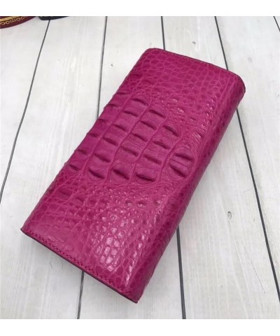 Authentic True Crocodile Skin Women's Long Chic Wallet Female Card Holders Exotic Real Alligator Leather Lady Large Clutch Pu...