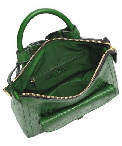 Women's Parker Leather Convertible Backpack Purse Handbag for Women Green Python $40.18 Backpacks