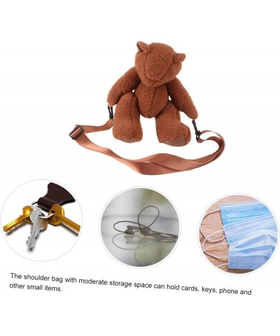 2 Pcs Plush Victory Bear Bag Doll Cotton Plush Bag Woman As Shownx3pcs $15.90 Crossbody Bags