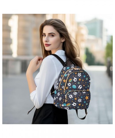 Ball and Star Fashion Backpack Purse for Women, Casual Daypacks, Ladies Gift for Traveling Hiking Multicolor Medium $19.94 Ba...