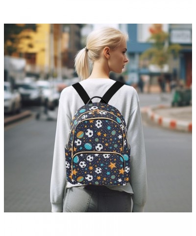 Ball and Star Fashion Backpack Purse for Women, Casual Daypacks, Ladies Gift for Traveling Hiking Multicolor Medium $19.94 Ba...