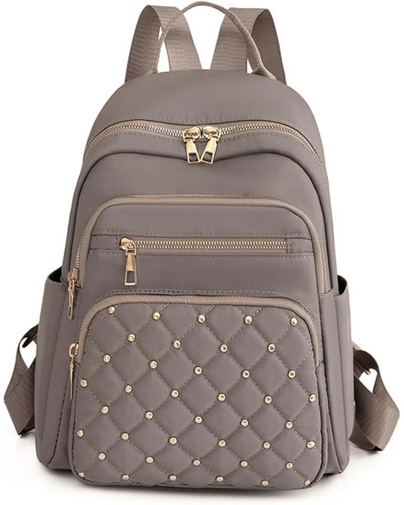 Backpack for Women, Fashion Nylon Small Backpack Purse, Travel Backpack Bookbag Casual Daypack,Grey Grey $10.77 Backpacks