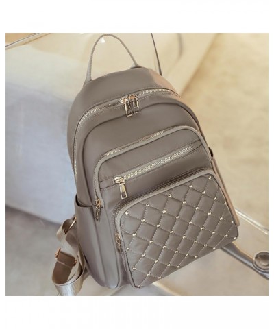 Backpack for Women, Fashion Nylon Small Backpack Purse, Travel Backpack Bookbag Casual Daypack,Grey Grey $10.77 Backpacks