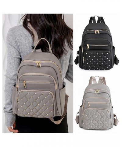 Backpack for Women, Fashion Nylon Small Backpack Purse, Travel Backpack Bookbag Casual Daypack,Grey Grey $10.77 Backpacks