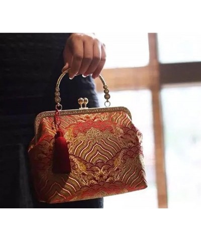 Vintage Fashion Formal Embroider Evening Clutch Purse Handbags For Prom Cocktail Party Wedding Engagement Style G $33.98 Even...