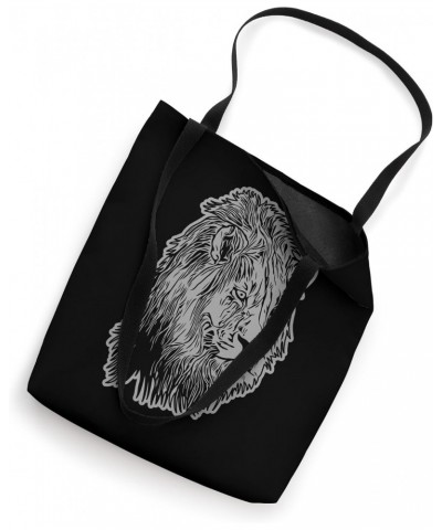 Lion Africa predator print head wildlife nature wild animal Tote Bag $11.97 Totes