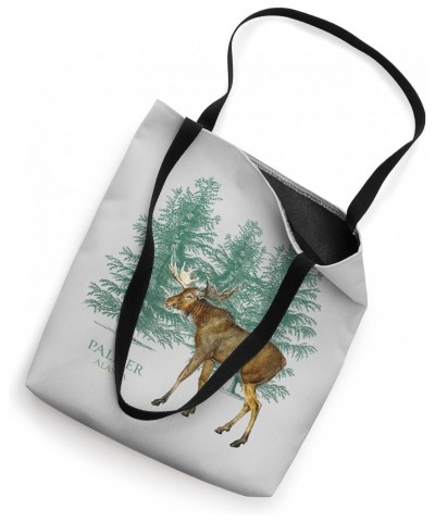 Palmer Alaska Moose Lovers Trees Vintage-Look Souvenir Tote Bag $15.93 Totes