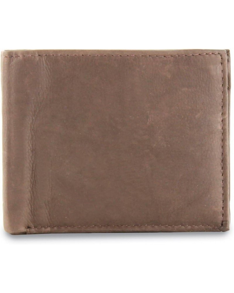 Brown Leather Bi-fold Wallet $29.40 Wallets