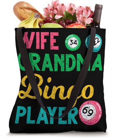 Bingo Player Grandma Lottery Gambling Mothers Day Bingo Tote Bag $13.16 Totes