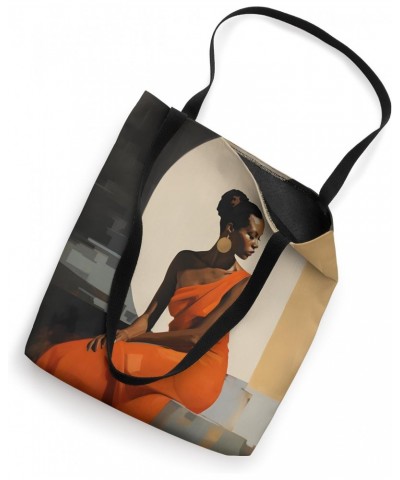 African American Woman Queen Elegant Black Melanin Artistic Tote Bag $12.15 Totes