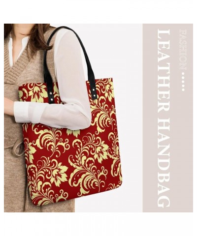 Fashion Large Capacity Satchel Tote Bag Casual Shoulder Bag Soft Leather Purse Color338 $15.07 Totes