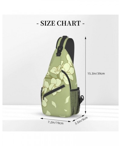 Cartoon Begonia Fashionable Men'S Casual Crossbody Chest Bag - Multifunctional Carrying Trendy Adjustable Straps (55-105cm) $...