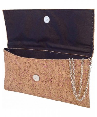 Metallic Cork Clutch Fuchsia $15.38 Clutches