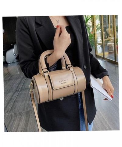 1pc cylinder shoulder bag cross body fanny bag purses for women womens crossbody purse womens cross body Khaki $14.14 Crossbo...