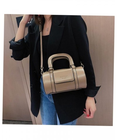 1pc cylinder shoulder bag cross body fanny bag purses for women womens crossbody purse womens cross body Khaki $14.14 Crossbo...