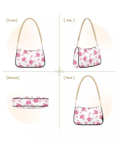 Women Shoulder Bag Spotted Flowers Pattern Lightweight Clutch Handbags Casual Tote Handbags $15.00 Totes