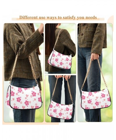 Women Shoulder Bag Spotted Flowers Pattern Lightweight Clutch Handbags Casual Tote Handbags $15.00 Totes