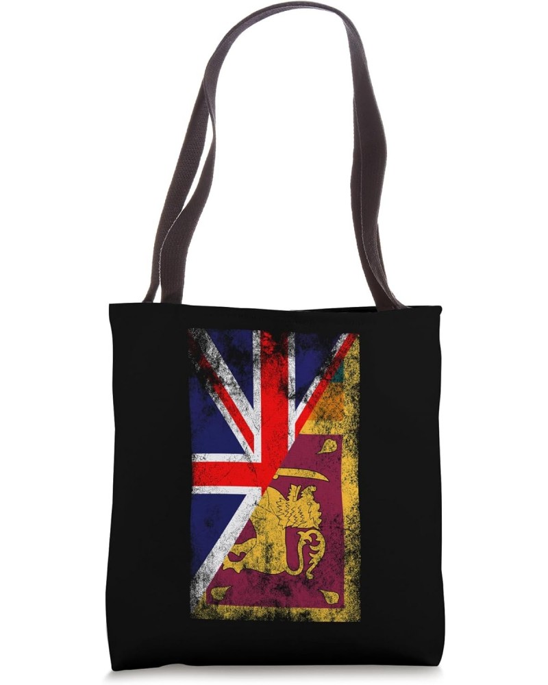 UK Sri Lanka Flags - United Kingdom Brit, British Sri Lankan Tote Bag $10.79 Totes