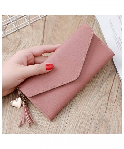 Women Fashion Long Tassel Wallets Bag Card Package Multi-Card Holder Coin Bag Wallet for Cards Only (Yellow, One Size) One Si...