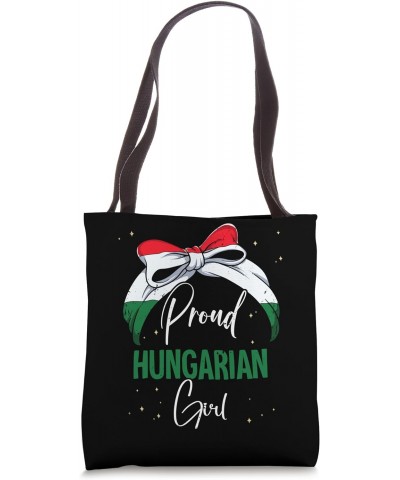 Proud Hungarian Girl Hungary Tote Bag $12.58 Totes